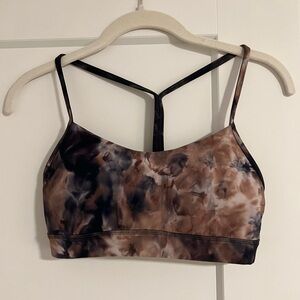 lululemon athletica Tie-Dye Sports Bra - Brown and Black